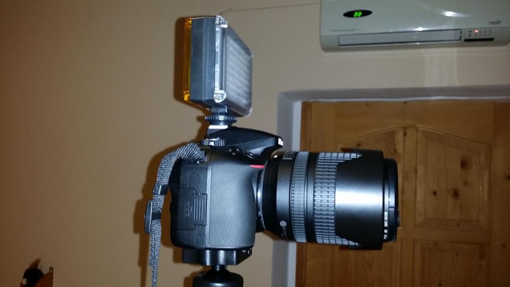 AriLight Mini LED Video Light Photo Lighting on Camera Hotshoe Dimmable LED Lamp for Canon Nikon Sony Camcorder DV DSLR Youtube