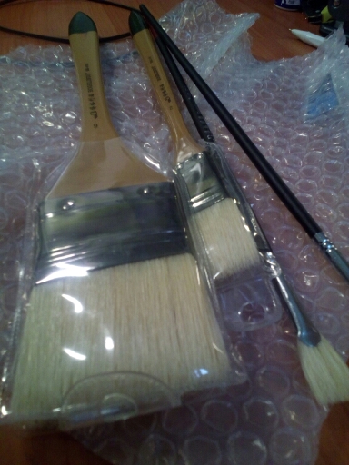 Paint Brush BS - 002 bristle pig hair head Oil painting propylene acrylic painting brush special made art brush AHB015