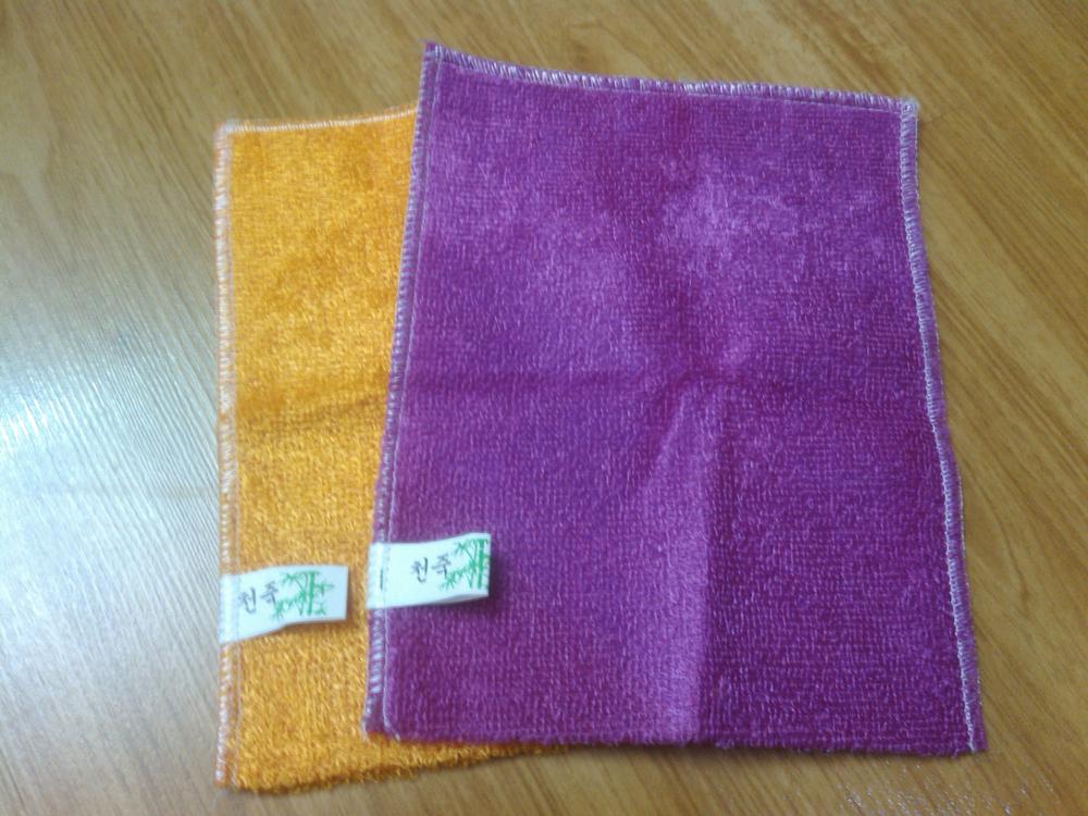 High Efficient Anti-grease Color Dish Cloth Bamboo Fiber Washing Towel Magic Kitchen Cleaning Wiping Rags