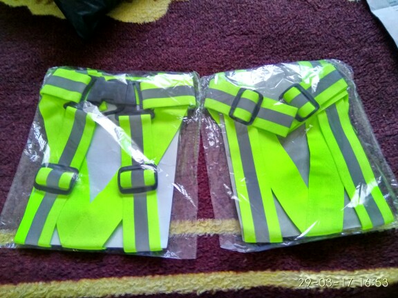 Reflective Safety Vest Strips for Construction Traffic Warehouse Visibility Security Jacket Reflective Strips Work Wear Uniforms