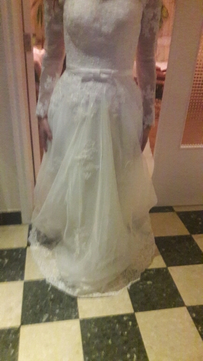 Vestido De Noiva Renda Vintage Lace Princess Lone Sleeve Wedding Dress 2016 Cheap A Line White Wedding Dress Robe De Mariage