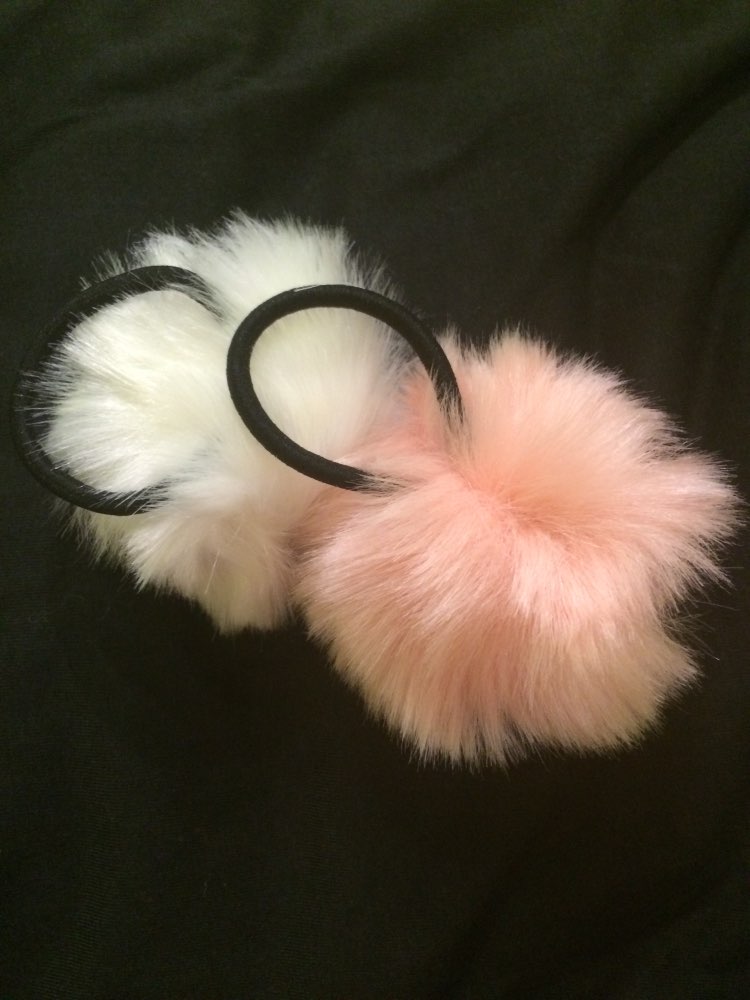 Korean Artificial Rabbit Fur Ball Elastic Hair Rope Rings Ties Bands Ponytail Holders Girls Hairband Headband Hair Accessories
