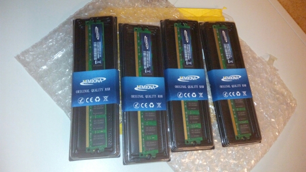 DDR2 800Mhz 4GB 800D2N6/2G (Kit of 2,2X 2GB for Dual Channel) PC2-6400 Brand New DIMM Memory Ram For desktop computer