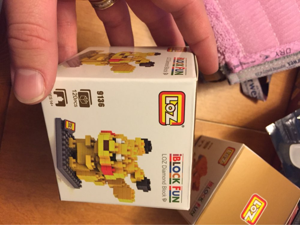 LOZ  Blocks educational toys Pikachu Charmander Bulbasaur Squirtle Mewtwo anime Toys for children Christmas birthday gifts kids
