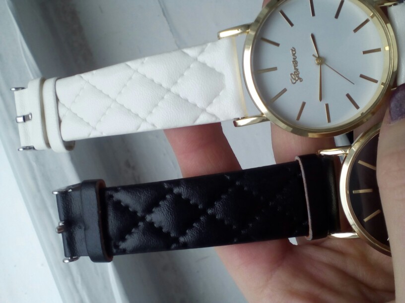 Superior New Fashion Geneva Women Watches Wrist Men Watch Automatic Wristwatch Sports Casual Leather Thin Stripes Reloj Mujer