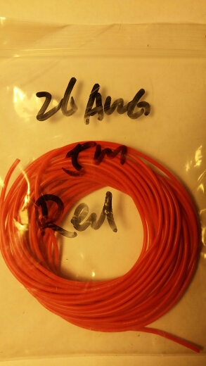 5M 16.4FT -26 AWG Flexible Silicone Wire RC Cable 26AWG 30/0.08TS Outer Diameter 1.5mm With 10 Colors to Select