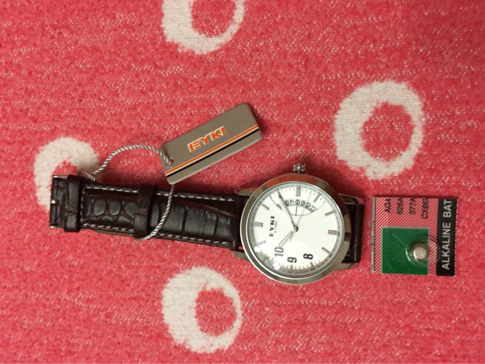 relogio masculino original EYKI New Brand Men Watch Leather Quartz Watches Men Military Watch Male Clock Man Casual Watches