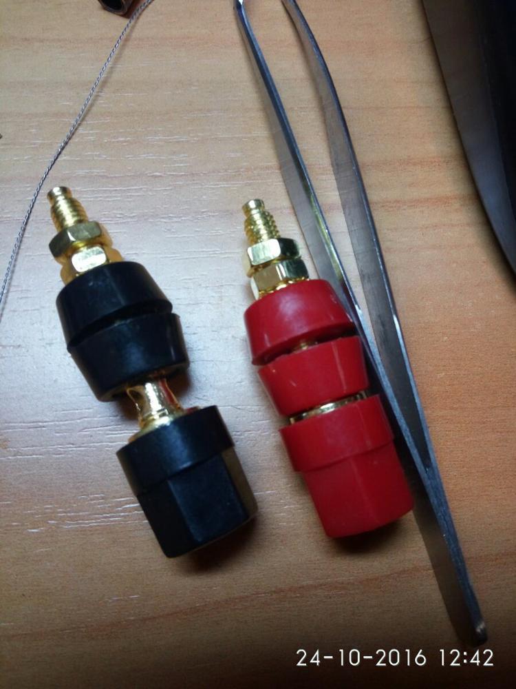 Brand New Electrical Tools 2Pcs Insulated Binding Post Audio Amplifier Speaker Terminal Banana Plug Jack Connectors