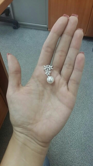 Female AAA CZ Crystal Dangle Earrings Charm Flower Pattern Pearl Long Vintage Drop Earring For Women Wedding Party Jewelry 2016