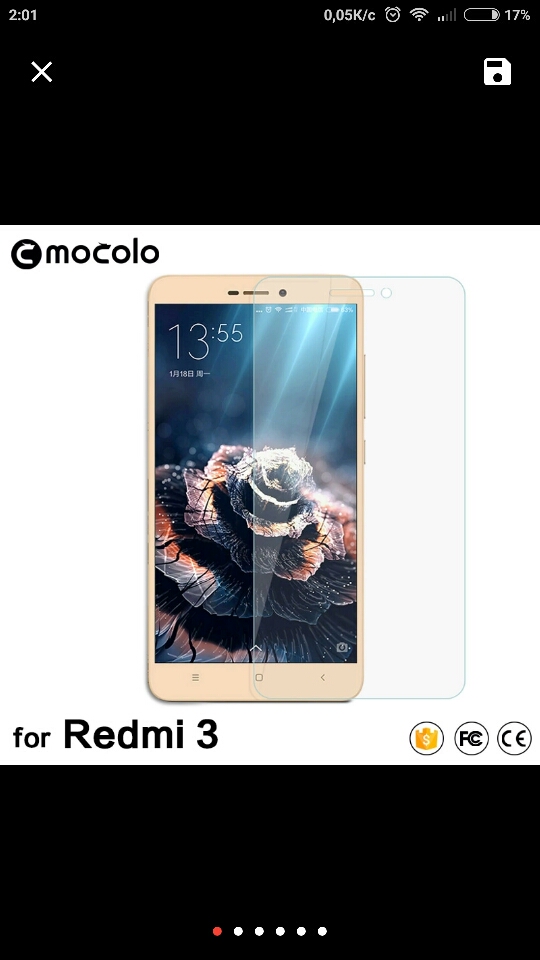 Mocolo New Arrival for Xiaomi Redmi 3S Tempered Glass Screen Protector 0.33mm Hongmi 3 Protective Film with Retail Packaging