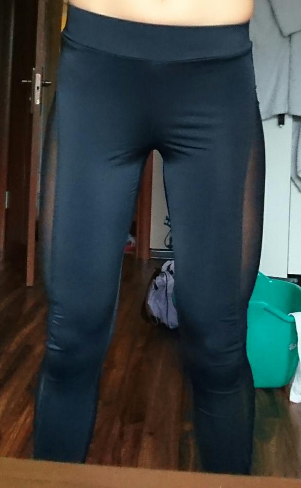 Gagaopt 2016 New Arrival women fitness lace leggings women pants Solid Black Splice slim thin legging Mujer Femme legginsy