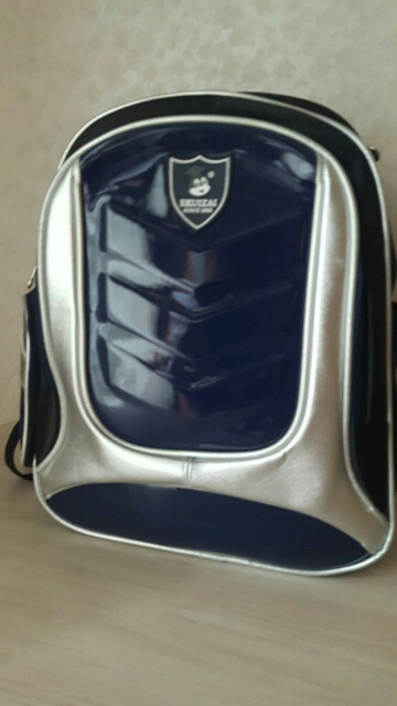 New Leather Kids Backpack Orthopedic School bags For Boys/girl PU Waterproof Backpack Child Kids School bag