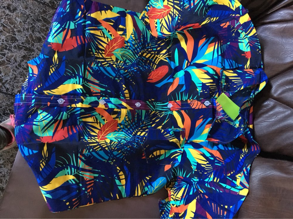 Mens Hawaiian Shirt Male Casual camisa masculina  Printed Beach Shirts Short Sleeve brand clothing Free Shipping Asian Size 4XL