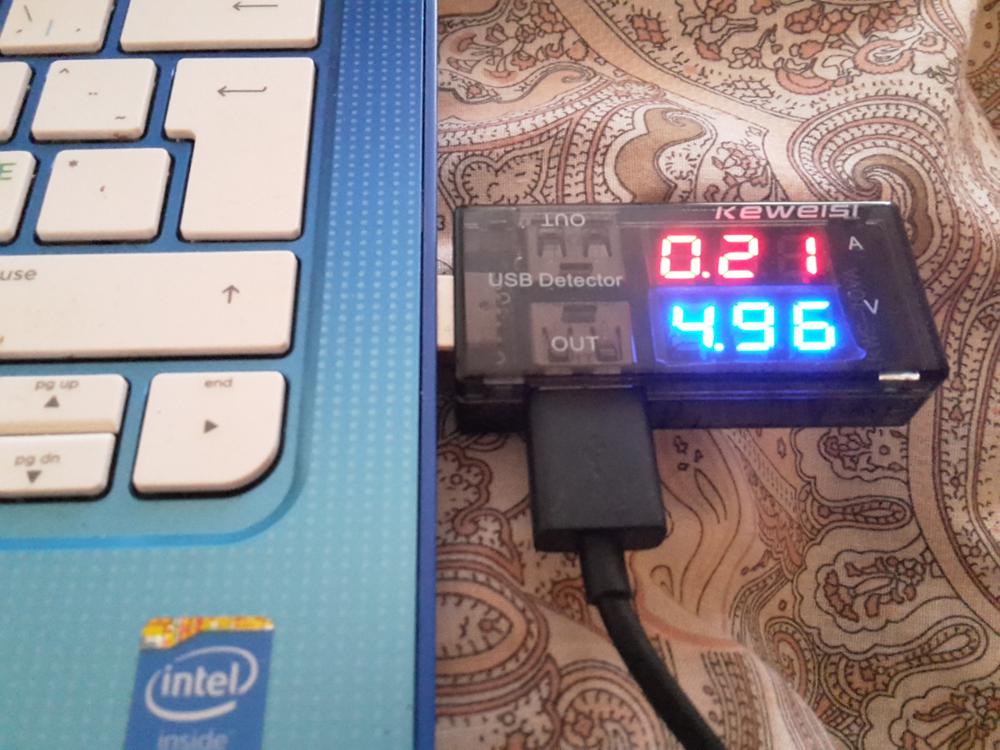 Dual USB Current Voltage Charger Detector battery Tester Voltmeter Ammeter 6412