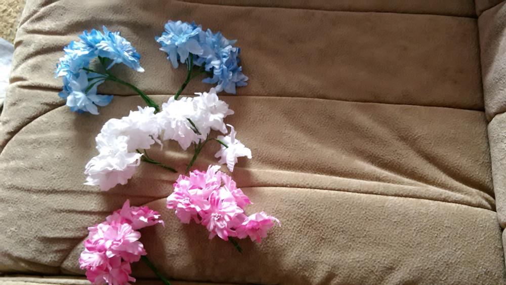 6pieces/lot Diy Wreath Butterfly Scrapbooking Flower Artificial Flowers Silk Flower Home Wedding Decoration Supplies Garlands