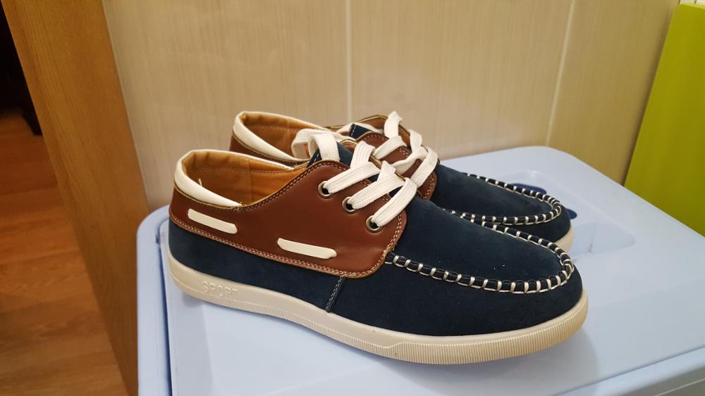 Big Size New Boat Shoes Breathable Comfortable Moccasins Men Flats With Nubuck Leather Lace Up Driving Shoes For Male c227 15