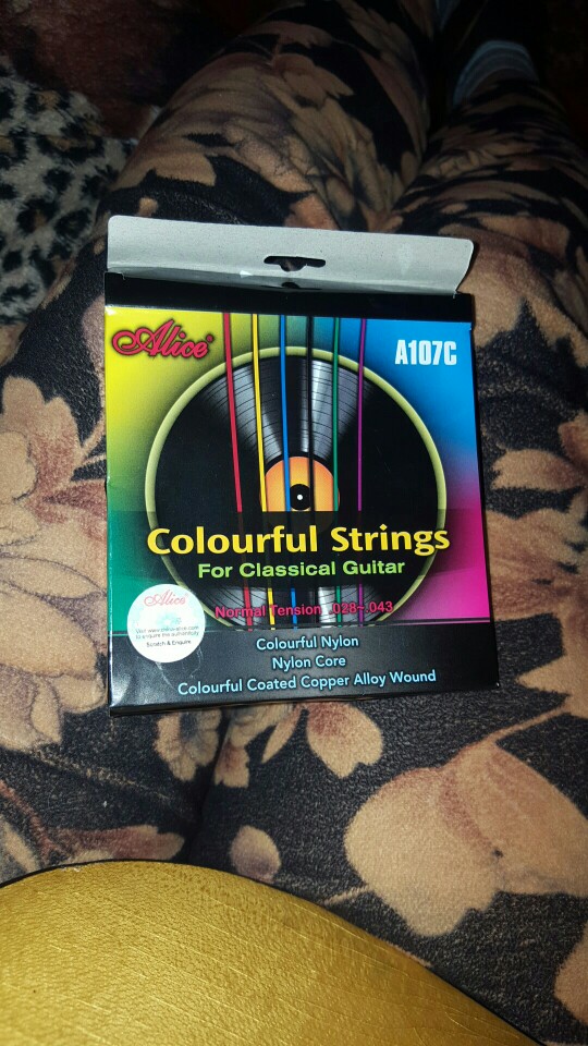 Alice A107C Colorful Classical Guitar Strings Colorful Nylon Colorful Coated Copper Alloy Wound
