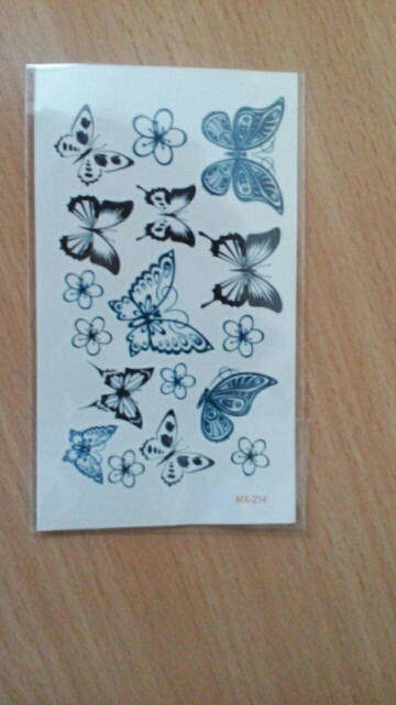 2016 New Water Transfer Butterfly Waterproof Temporary Tattoo Sticker Body Art Sexy Product