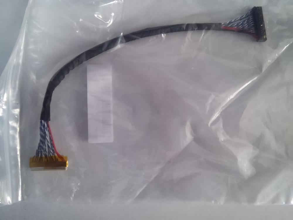 1Pc 25cm FIX-30P-S8 30 Hole Forward LVDS Cable For LCD Controller Panel Display