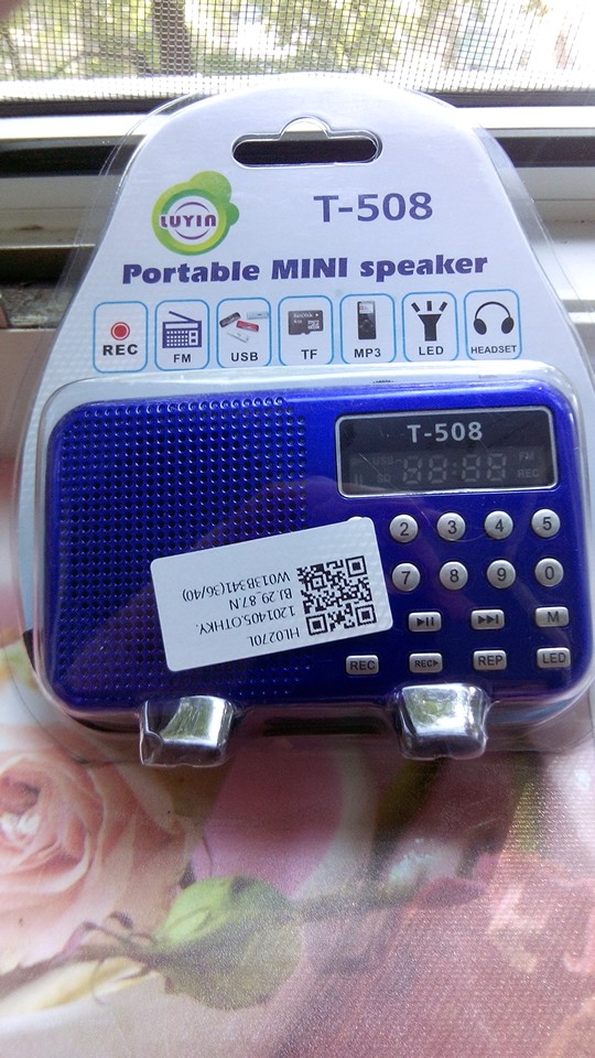Mini Portable LCD Digital FM Radio Speaker USB Micro SD (TF) Card Mp3 Music Player