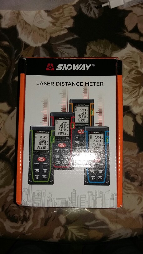 SNDWAY laser distance meter 40M 60M 80M 100M  rangefinder trena laser tape range finder build measure device ruler test tool