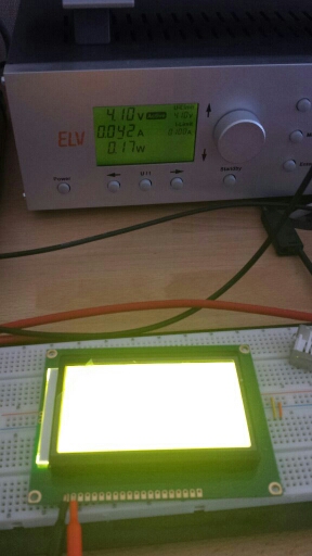 Smart Electronics 128*64 DOTS LCD Module 5V Yellow and Green Screen 12864 LCD with Backlight ST7920 Parallel port