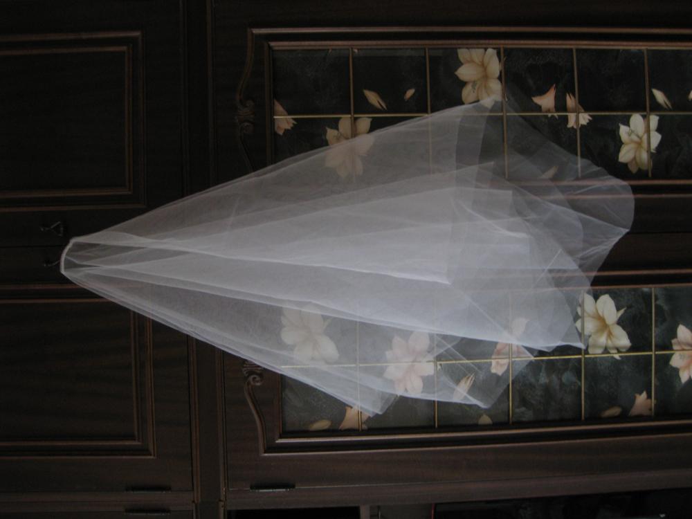 Hot Sale Wedding Accessories Short Simple Wedding Veil White Ivory Two Layer Bridal Veil With Comb Cheap Wedding Veil