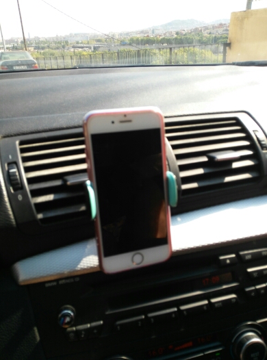 USAMS car mobile phone holder for iphone Car Air Vent Mount Holder 360 Degree Ratotable Soporte Phone Stand under 6'' phone