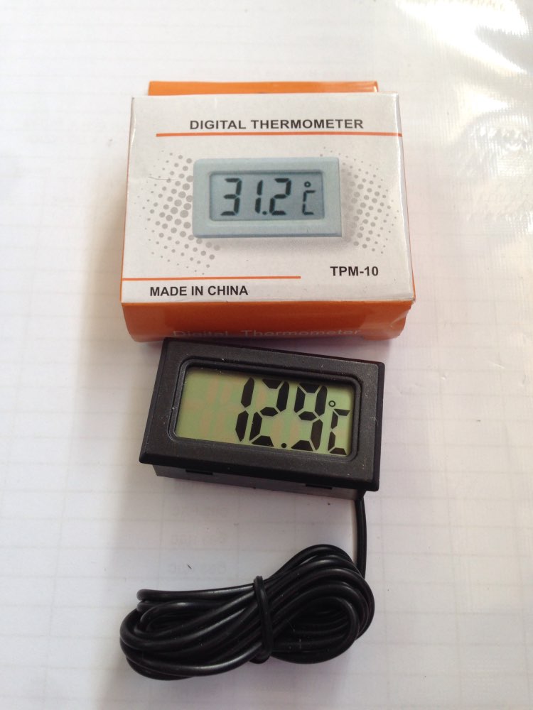 1Pc LCD Digital Thermometer for Freezer Temperature -50~110 degree Refrigerator Fridge Thermometer Free Shipping