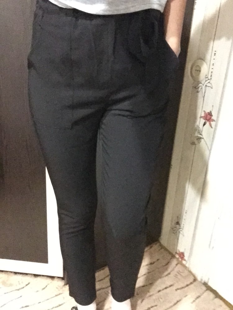 Simplee Apparel OL chiffon high waist harem pants Women stringyselvedge summer style casual pants female 2016 New black trousers