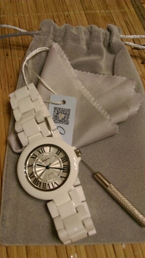 Onlyou Brand White Ceramic Watch Mens Womens 2016 Quartz Watches Wrist Bracelet Boys Girls Fashion Casual Watch Clock 8830