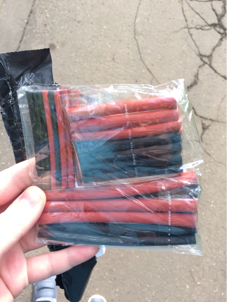 Black Red 2 Colors 42pcs 2:1 Polyolefin H-type Heat Shrink Tubing Tube Sleeving Assorted Wrap Wire Promotion -55 to +125 degree