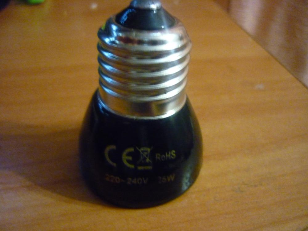 High Quality Black E27 25W 50W 75W 100W Mini Infrared Ceramic Emitter Heat Light Lamp Bulb For Reptile Pet Brooder 110V/220V