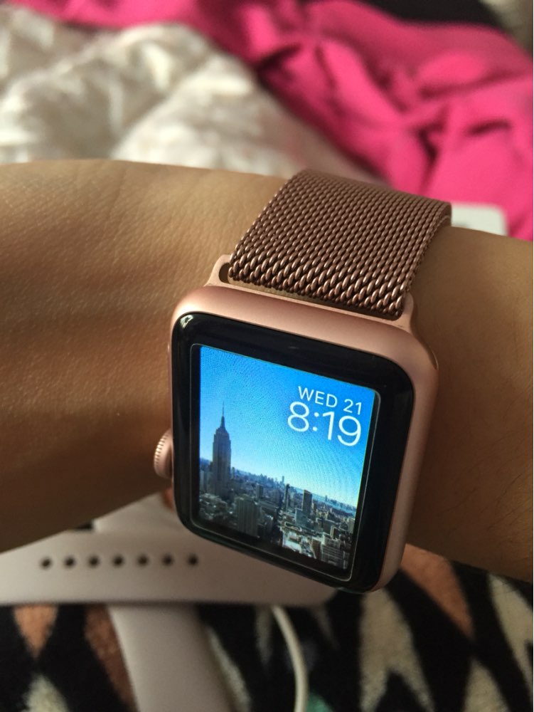 For Apple Watch Bands 38mm Rose Gold Milanese Loop Strap Bracelet Stainless Steel for iWatch Series 2 Band 42mm Correa 