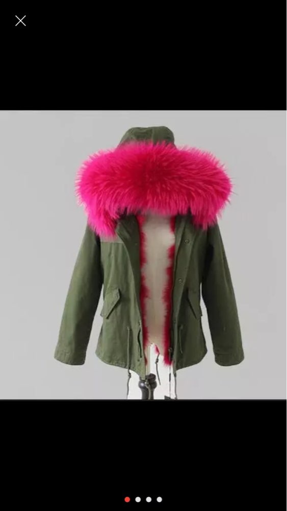 2016 New Women Winter Army Green Jacket Coats Thick Parkas Plus Size Real Raccoon Fur Collar Hooded 