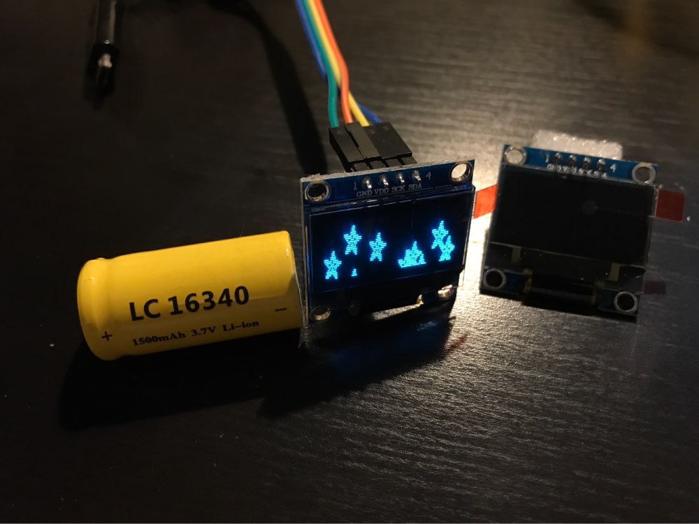 0.96 inch 128X64 Blue OLED Display Module IIC SPI Communicate for arduino Diy Kit