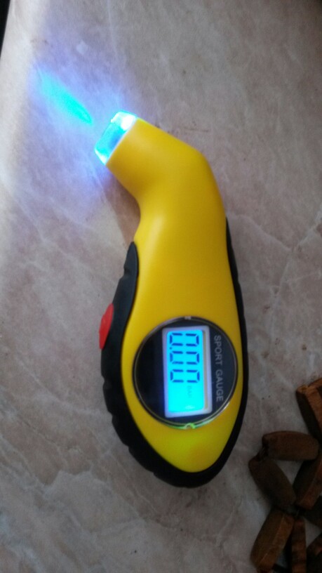 hot selling New 5.0-100PSI LCD Digital Tire Tyre Air Pressure Gauge Tester Tool For Auto Car Motorcycle PSI, KPA, BAR