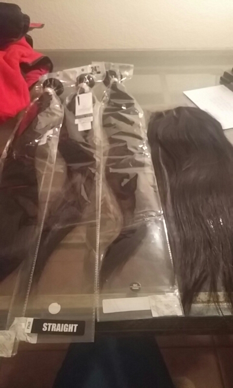 Brazilian Straight Hair With Closure Brazilian Virgin Hair With Closure Tissage Bresilienne Avec closure Human Hair With Closure
