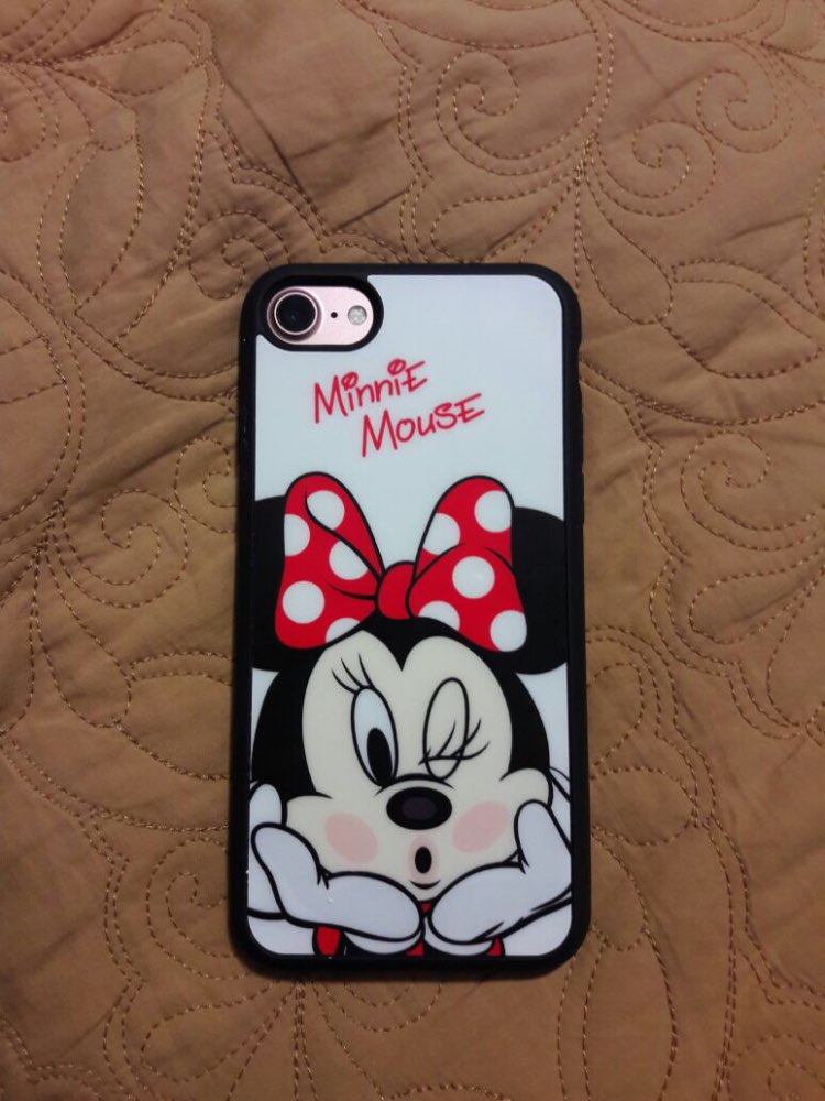 Fashion Cartoon Lovers Mickey Mouse Minnie cover soft TPU silicon case For iPhone 7 SE 5/5s 6 6s / plus 7 plus funda Coque cases