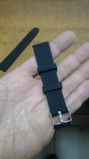 18 20 22 24 26 28 mm Silicone Rubber Strap Watch Band Stainless Steel Buckle Strap Buckle Clasp