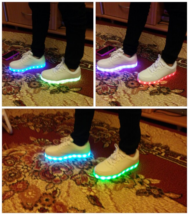 Size 30-45 kids Shoes with Light Up Shoes USB Led Slippers Glowing Luminous Sneakers Teen Baskets Tenis LED Feminino Infantil