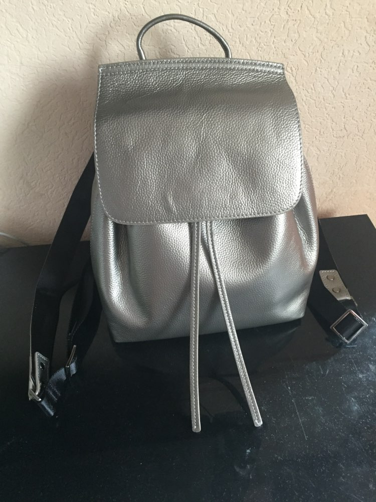 GSQ 100% Genuine Leather Women Backpack Fashion Bucket Backpack Hot Promotion Famous Designer Girl School Bag Women Travel Bags