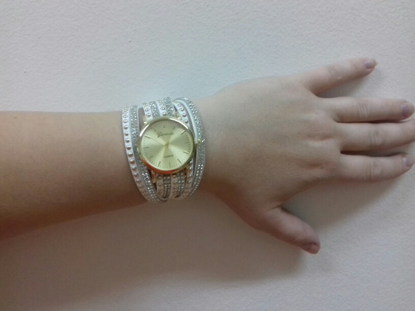 2016 New Brand Dress Watch Womens Luxury Quartz Bracelet Crystal Rivet Braided Reloj Mujer Hot Sale Relogio Feminino 6 Colors