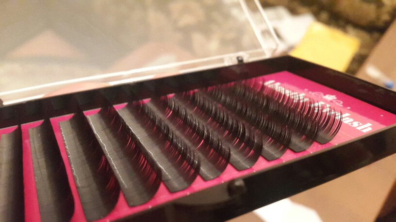 All Size B/C/D/J curl 1 trays ,Individual natural Mink Eyelash Extension. Artificial Fake False Eyelashes