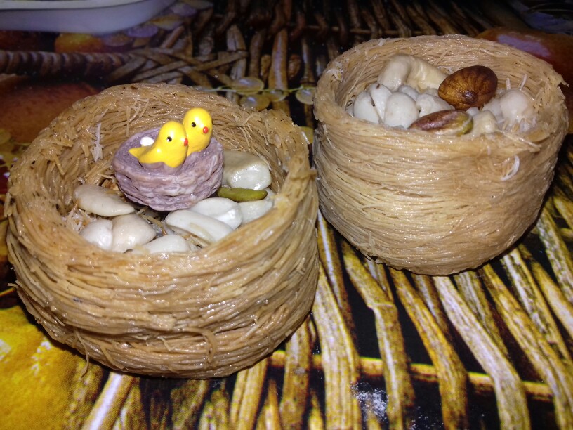 Mini nest birds fairy garden miniatures gnomes moss terrariums resin crafts figurines for home decoration accessories DIY