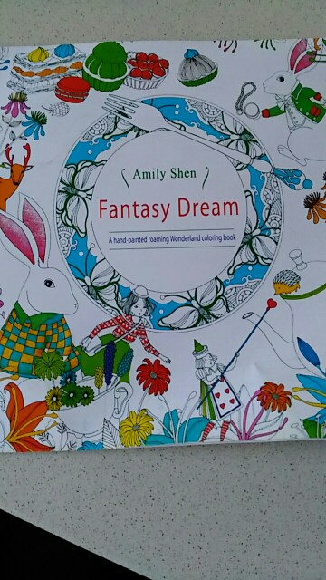 A Hand Painted Explore Wonderland Coloring Book 24 Pages Fantasy Dream Graffiti Painting Books 
