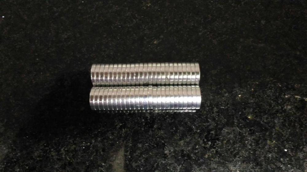 50 Pieces 10 mm x 2 mm Super Strong Rare Earth Block Magnet Neodymium Magnets Materials