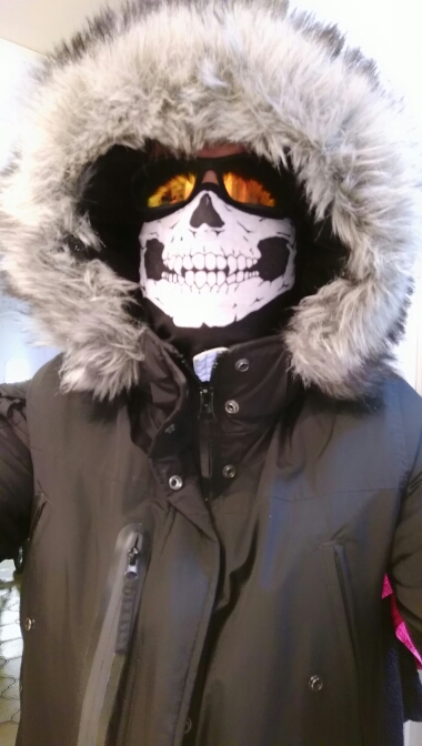 Stylish 2016 NEW Item Bicycle Ski Skull Half Face Mask Ghost Scarf Multi Use Neck Warmer Free Shipping AU9