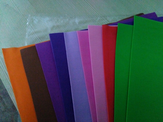 10pcs/lot DIY Paper Sponge Foam Paper Fold Scrapbooking Paper Craft for kids Gift Mixed color
