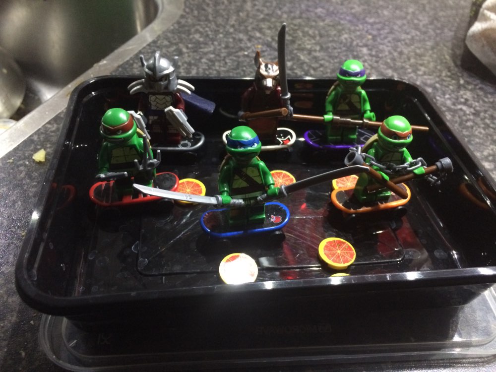 TMNT 6 Pcs Set Teenage Mutant Ninja Turtles Action Mini Figures Building Block Toy New Kids Gift Compatible With Lego
